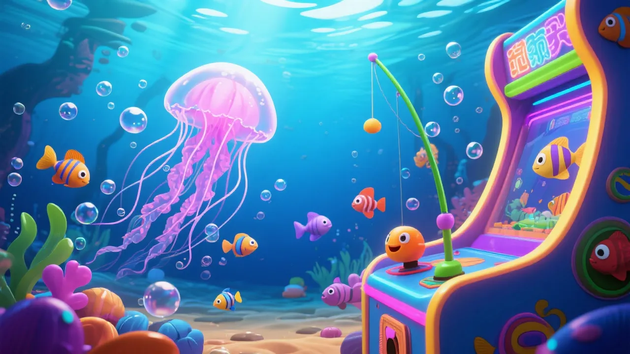 捕鱼来了网页版H5 画面预览