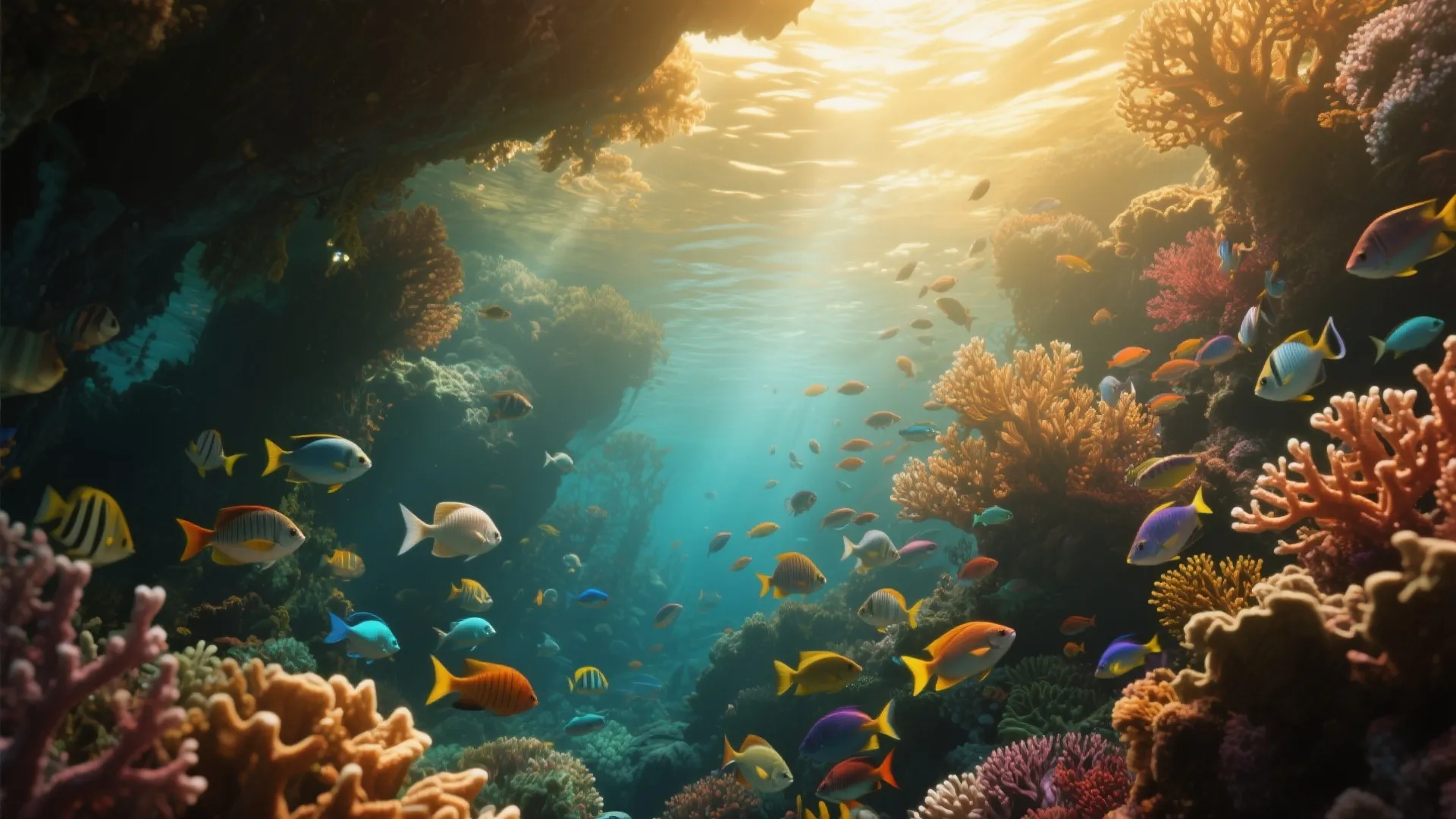 深海捕鱼场景
